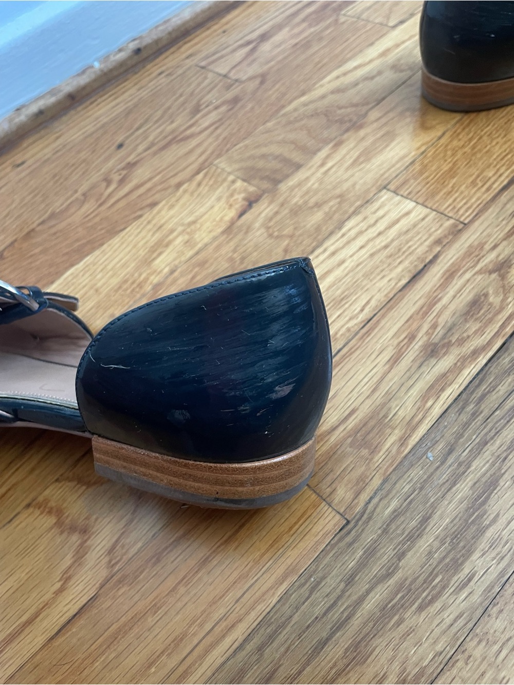 Linea Paolo Navy Patent Flats🥿🥿 - Picture 5 of 7